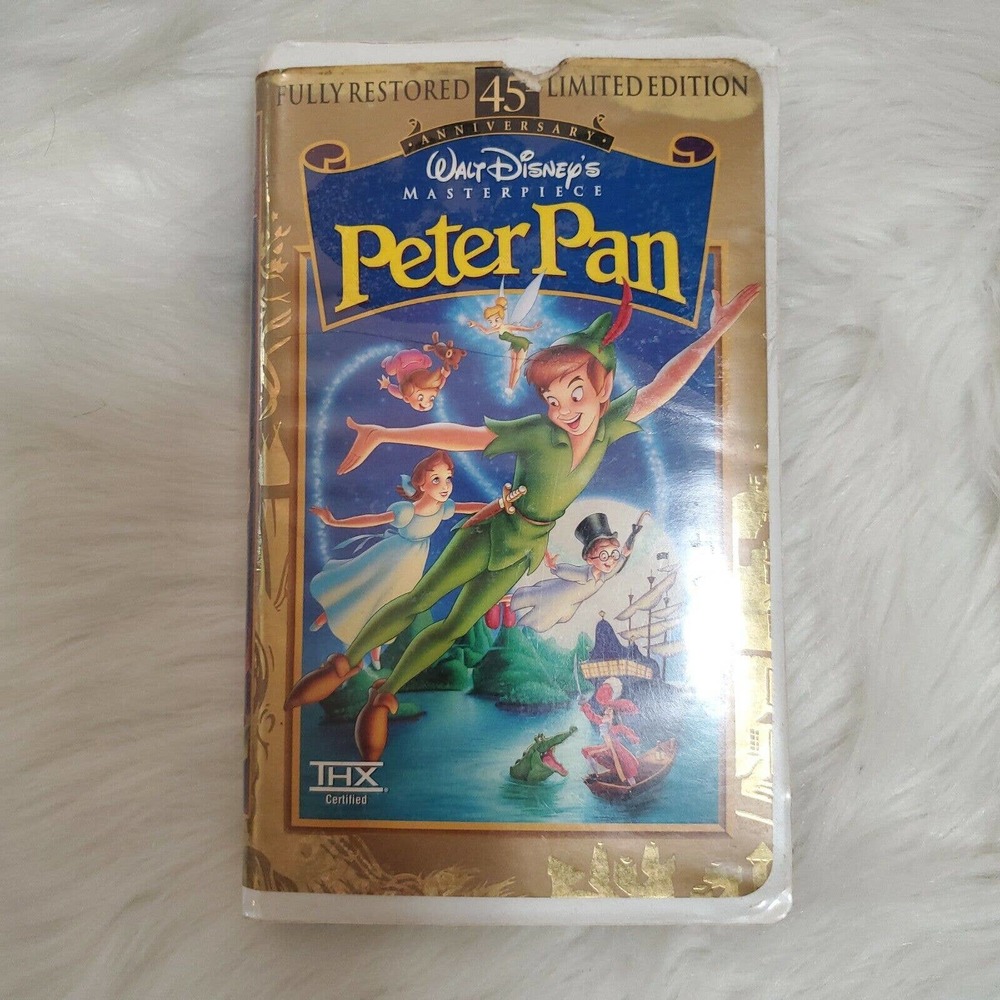 Peter Pan (VHS, 1998, 45th Anniversary Limited Edition, Childrens/Family Movie)